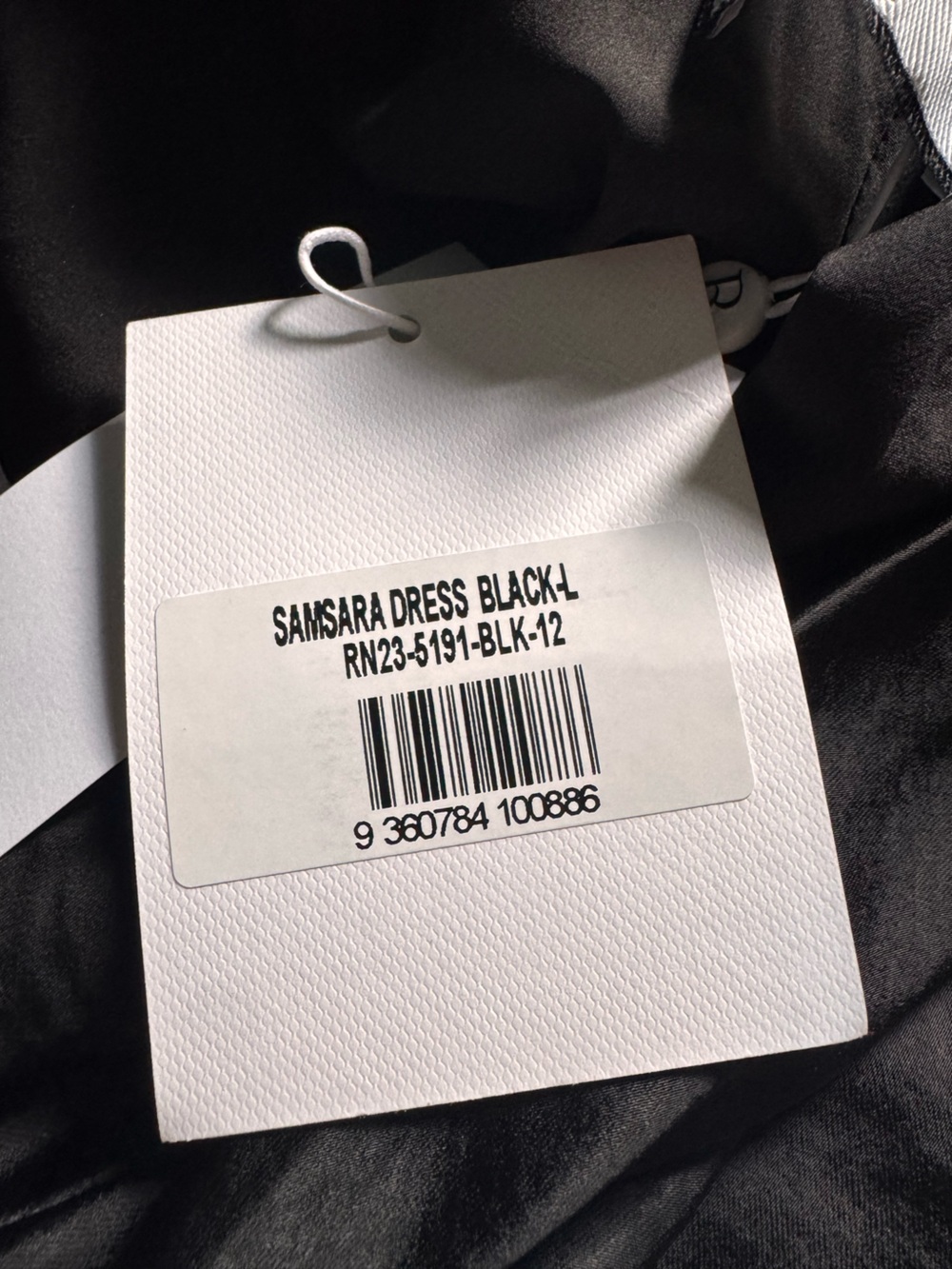 Runaway the Label Samsara dress high neck open back black size large NWT - Picture 13 of 14